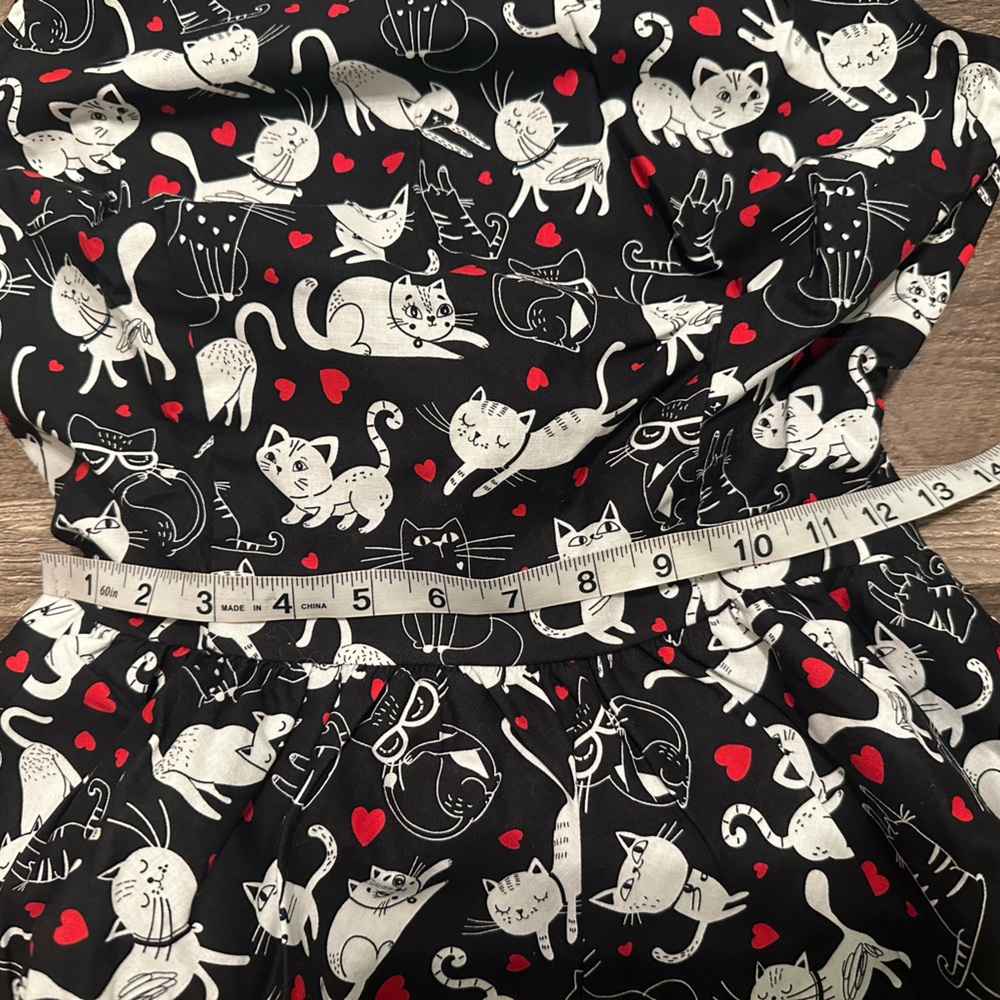 Cats and Hearts Midi Dress - Picture 6 of 7